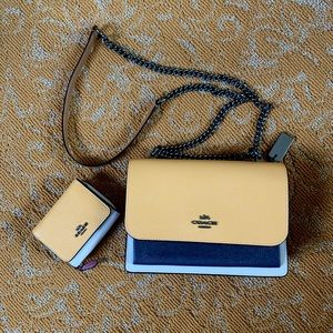 Coach purse and wallet combo
